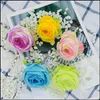 Decorative Flowers Wreaths Festive Party Supplies Home Garden 5 Pieces 4.5Cm Flower Peony Flower Head Silk Artificial For Wedding Decorati