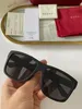 Lunettes de soleil pour hommes Femmes Summer 1124 Style Protection UV Protection Vintage Plaque Metal Cadre de mode Boîte aléatoire