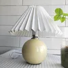 Table Lamps Retro Rattan Lamp Desk Bedroom Study Living Room Light Creative Pleats Led E27 DecorationTable