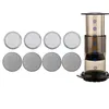 Acciaio inossidabile 8PCS Disco filtro per macchina da caffè in metallo Ultra per accessori da cucina 210309