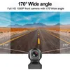 Wifi Smart Phone Car Dvr Dash Camera Videoregistratore P Visione notturna Registrazione in loop GSensor Grade Wide Angle Dashcam J220601