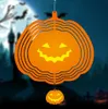 10 inch blanco sublimatie wind spinner decoratie metaal schilderen metaal ornament dubbele zijden gesublimeerde spaties Diy kerstfeest geschenken Halloween B0810