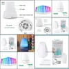 Essential Oil Diffuser Humidifier Aroma 7 Color Led Night Light Trasonic Cool Mist Fresh Air Aromatherapy Drop Delivery 2021 Traviolet Disin