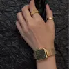 Relógios de pulso Luxury Gold Green Green Green Quartz Assista a relógios magnéticos da moda para mulheres, damas, vestido de negócios relógios de relógio