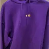 Jimin Purple Hoodie للجنسين Herbst Winter Lange Sweatshirts يتصدر سبعة مع بلوزات كبيرة الحجم 220722