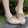 2st Hot Sales Fashion New Design Women Summer Sandals LACE-UP BORTABLE Non Slid Flat Woman Female Ladies Sweet Tisters New G220518