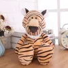 Waldtierpuppe Löwe Elefant Tiger Affe Hirsch Plüschtier Kinder Stoffpuppen Großhandel