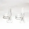 Кальяны стеклянные бонги с ручкой воронка миска мужской тип прозрачный 14 -мм аксессуары для курящих водные трубы сухой травяные миски.