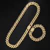 Chains Iced Out Cuban Choker Fine Jewelry Chain Woman Punk 16MM Hip Hop Gold Charm For Make Necklaces Men AccessoriesChains Sidn221547461