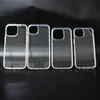 Transparent Shockproof Case for iPhone 14 13 12 11 Pro Max XS XR Clear Anti-knock Phone Shell Acrylic Back Cover