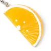 Leuke 3D Oranje Fruit Slakken Hars Charms Dangle Earring Dames Zomer Mode DIY Sieraden Accessoires Earring Geschenken