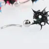 10PCS/ LOT Rainbow Color Silicon Ball Spike Belly Nipple Button ring Punk Mens Women Navel Piercing Body Jewelry229H