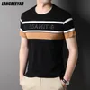 Herr t-shirts high end 95% Cotton Summer Brand Designer toppar Urban Mens T Shirt VIP Classic Short Sleeve Casual Fashion Clothing 220622