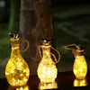 Cordes 8 pièces énergie solaire bouteille de vin liège lumières 2m 20LED lumière extérieure guirlande fée chaîne pour mariage fête décor lampe