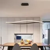 Pendantlampor Lamp med avlägsna kontroordik för matsal som hänger svart vit ljus fixtur AC110V AC220V Lättvapen