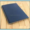 종이 제품 사무용 학교 용품 사업 산업 New Spiral Notebook 삭제 가능한 재사용 가능한 와이어 바운드 일기 책 A5 드롭 배달 2021