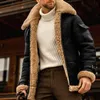 Men's Jackets Autumn And Winter Fur Coat Thickened Jacket Men Outerwear