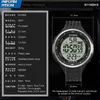 シノークメンズデジタルウォッチLEDディスプレイ防水オスの腕時計クロノグラフカレンダーアラームウィークスポーツウォッチRelogio Masculino 220530