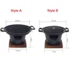 MINI BBQ GRILL COALCHALE COALCTOL One One Home Smokeless Barbecue Grill Outdoor BBQ Fill Plate Roasting Cooker Tools 220531
