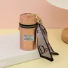 Laser Lipstick Bag Keychains Letter Silk Scarf Key Chains Ring Fashion Design PU Leather Coin Purse Case Pouches Pendant Car Keyring Charm Jewelry for Men Women Gifts