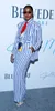 Dwuczęściowe spodnie damskie morze niebieski garnitur kobiet singalny 2022 projekt High Street Notched Collar Party Fashion Fashion Jacket Pant Femalew