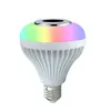 Intelligente E27 12 W LED RGB-Glühbirne, Party-Dekoration, kabelloser Bluetooth-Lautsprecher, Musikwiedergabe, dimmbare Glühbirne, RGBW-Lampe mit Fernbedienung