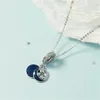 Aleación colgante collar estrella del mar 45 cm cuentas encantos se adapta a Pandora DIY joyería europea mujeres niñas regalos