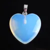 Vintage Love Heart Pendants Necklace for Women Personality Natural GemStone Aventurine Healing Chain Fashion Jewelry BE904