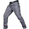 Pantaloni da uomo Cargo tattico da uomo Outdoor impermeabile SWAT Combattimento Pantaloni mimetici militari Pantaloni da lavoro casual multitasche maschili 220826