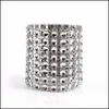 Plastic servet ringen el bruiloft /stoel sjerp diamant mesh wrap voor feestdecoratie goud /sier tafelaccessoires keuken