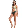 Maillot de bain femme ananas imprimé maillot de bain femme Bandeau Bikini 2022 Sexy femmes 2 pièces maillot de bain Bikinis natation été plage