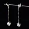 Dangle & Chandelier Inbeaut 925 Silver Total 2 Ct Excellent Cut D Color Pass Diamond Test Moissanite Angel Wing Drop Earrings Women Fine Jew