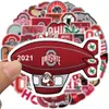 New Sexy 50Pcs Ohio State University Graffiti Stickers Car Stickers Laptop Guitar Suitcase Waterproof DIY Classic Kids Toy Sticker Decals