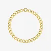 Pendant Necklaces Punk Large Strong Link Chain Choker Necklace Women Gold Color Stainless Steel Statement Men Jewelry 220427