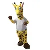 Hallowee giraffe mascote fantasia desenho anime anime personagem carnaval adulto vestido unissex natal fantasia performance de festa vestido de festa