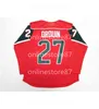 CHEN37 C26 NIK1 HALIFAX Mooseheads 2012 Pres 22 Nathan MacKinnon 27 Jonathan Drouin Hockey Jersey Home Logos Bordados de Logos Bordados