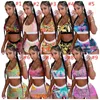 Mode Femmes Maillots De Bain Lettre Designer Bikini Costume Sans Manches Gilet Réservoirs + Shorts 2 Pièces Tenues Maillot De Bain À Séchage Rapide Été Beachwear Attirer L'attention XS-XL