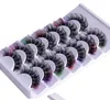 Thick Multilayer Color Mink False Eyelashes 7 Pairs Set Curly Crisscross Hand Made Messy Fake Lashes Eyes Makeup Easy to Wear Beautiful Lash Extensions