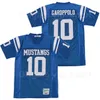 Chen37 High School MeadowsMustangs Football 10 Jimmy Garroppolo Jersey Blue Team Color Color Sput