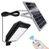 Lâmpada de Segurança Solar 900 Lumens Ao Ar Livre Indoor Solar Powerlight Powerlight luz à prova d 'água luz com controle remoto para jardim