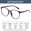 Okulary przeciwsłoneczne Starsze antynoniebieskie okulary okrągłe okrągłe okulary Presbyopic Vision Care Reading
