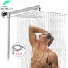 SHBSHAIMY Chrome Bathroom Shower Head Rainfall Stainless Steel 8 10 12 Square Maze Style Shower Head Detachable Shower Head 201105298W