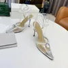 Fashion High Heed Sandals Summer Talons fine talons chaussures sexy perle satin satin chaussures diamants chaussures