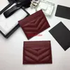 Männerqualität neuer Top Womens Classic Casual Kreditkartenhalter Cowide Real Leder Ultra Slim Wallet Packet Bag für Mans Mais Geldbörsen