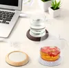 USB Cup Warmer Metal Coaster Pads Portable Home Electric Powered Desktop Tea Coffee Beverage Cups Mug Warmer-Mat Pad Aluminium Plate SN4374