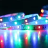 Strisce di luce a strisce RGB 2835 Lampada flessibile a diodi a nastro Cavo USB Controllo a 3 tasti DC 5V Luci a led per schermo TV in camera Illuminazione di sfondoLED