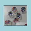 Jogos de esportes de lazer de gambing ao ar livre de 6 lados de 6 mm 15mm de dices transparentes comuns de cristal bóson ktv bar boyclub jogo de bebida goo