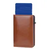 Porta carta porta portafogli personalizzati per uomini personalizzati RFID in pelle nera slim mini portafoglio piccolo sacchetto di denaro maschio persecard274g