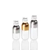 Smoking Mini Multi Style Colorful Golden Silver Pyrex Thick Glass Storage Bottle Dry Herb Tobacco Spice Miller Transparent Pill Jar Innovative Design Case DHL Free