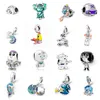 HOT s925 Sterling Silver Perline sciolte Charms in rilievo di lusso Bracciale da donna Accessori per ragazze di moda Bracciali adatti Pandora originale Collana pendente Gioielli fai da te Regalo